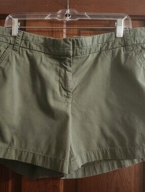 J. Crew Olive Green Chino Shorts 5" Inseam